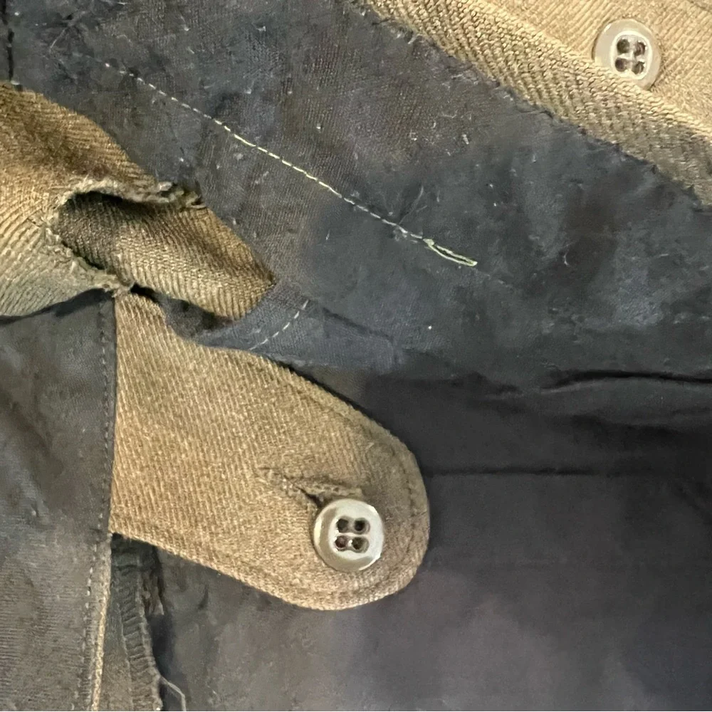 Men's Wool Army Green Pants